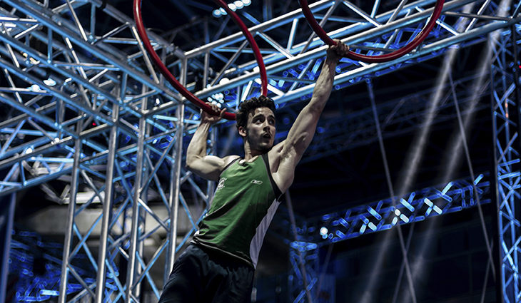 Una de las pruebas más cerca de 'Ninja Warrior'