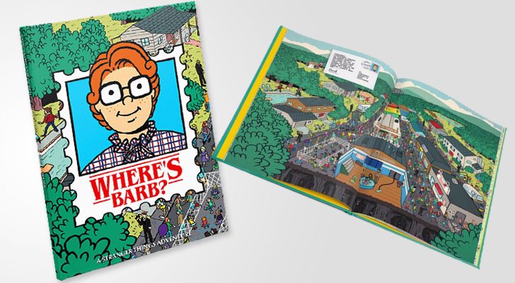 Imágenes del libro "Where's Barb?", basado en el personaje de 'Stranger Things'