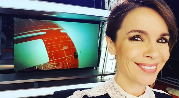 Carme Chaparro en el plató en &#39;Noticias Cuatro&#39;