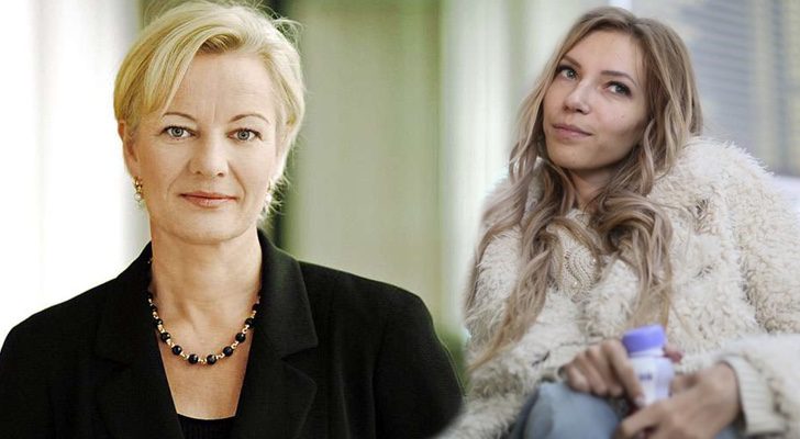 Ingrid Deltenre y la representante rusa en Eurovisión 2017, Yulia Samoylova