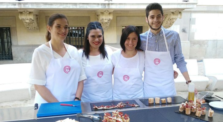 Rocío, Virginia, Vicki y Fabián, concursantes de edición anteriores de 'Masterchef'