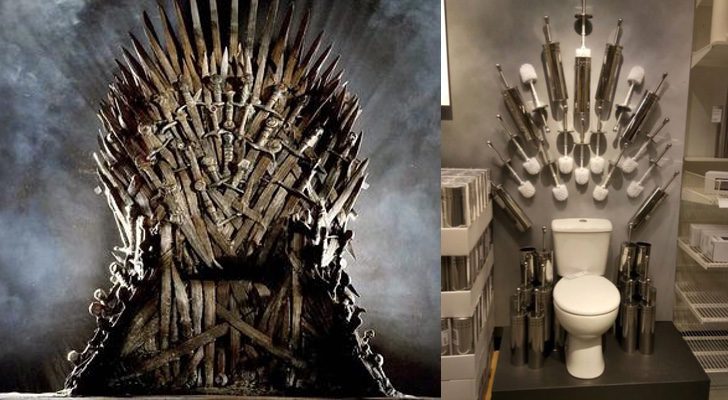 El trono de hierro de 'Juego de Tronos'
