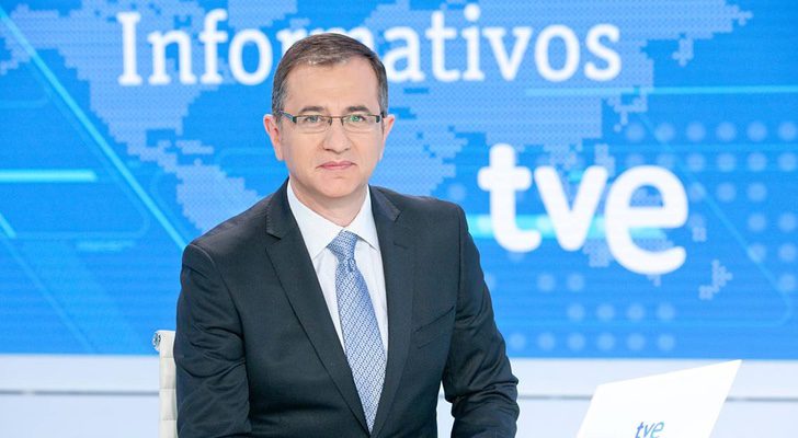 Pedro Carreño, presentador de los informativos de La 1