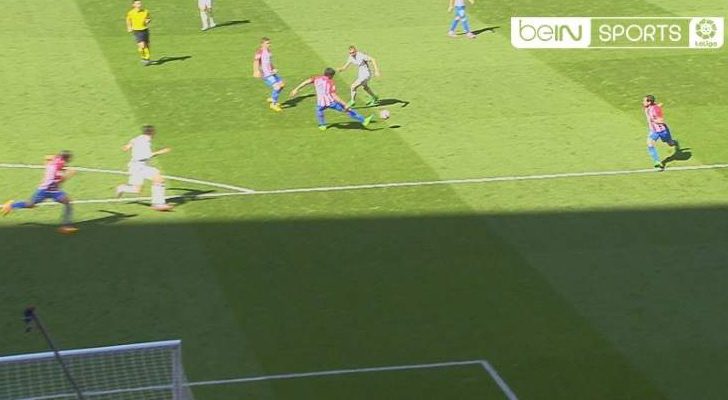 Imagen de la emisión del partido Real Madrid - Atlético de Madrid