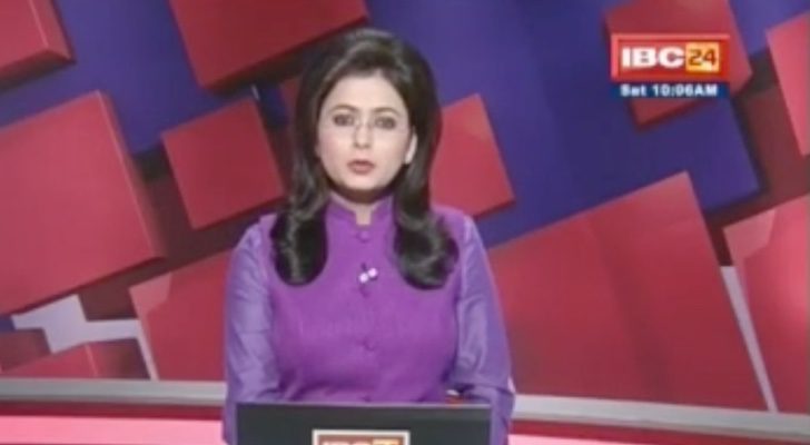 La presentadora de los informativos, Supreet Kaur, en IBC24