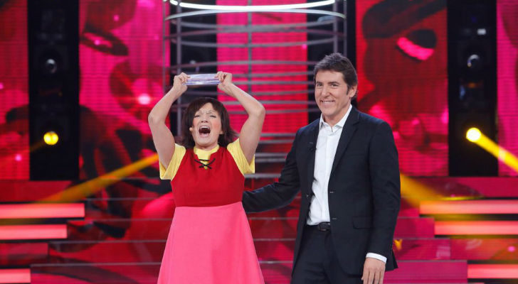 Silvia Abril, como Heidi, gana una gala de 'Tu cara me suena'