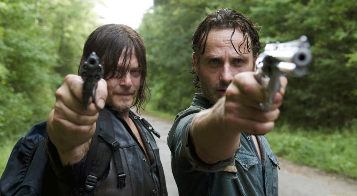 Daryl Dixon (Norman Reedus) y Rick Grimes (Andrew Lincoln) en 'The Walking Dead'