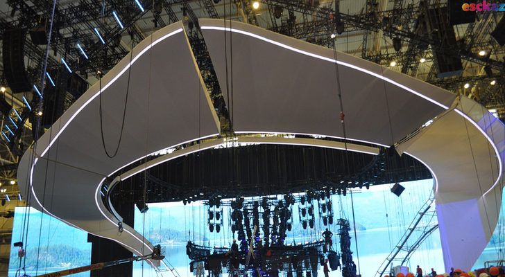 Presentación del escenario de Eurovisión 2017