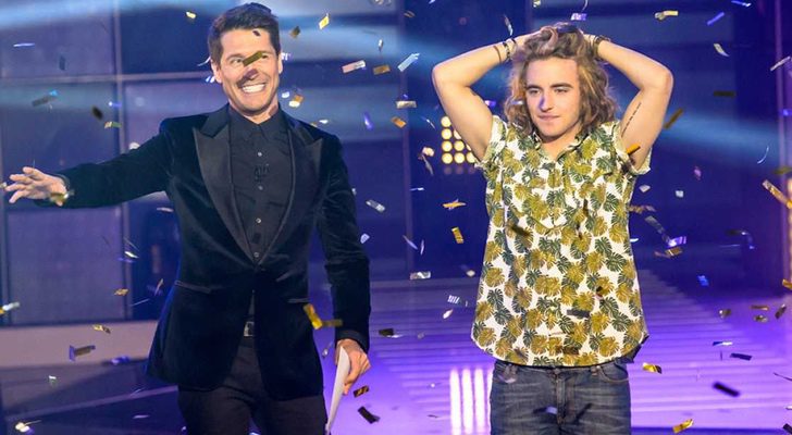 Manel Navarro en la gala de 'Objetivo Eurovisión'