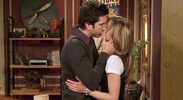 El beso de Rachel y Ross en 'Friends'