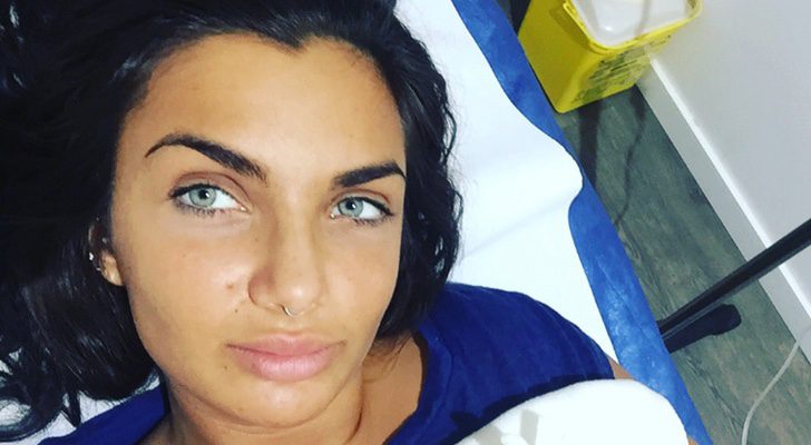 Elettra Lamborghini ingresada en una clínica madrileña