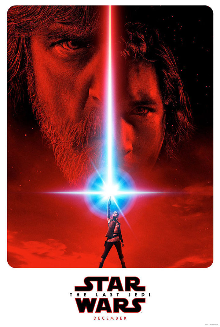El póster de "Star Wars: Los últimos Jedi"
