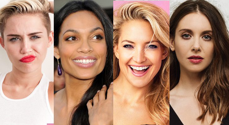 Miley Cyrus, Rosario Dawson, Kate Hudson y Alison Brie