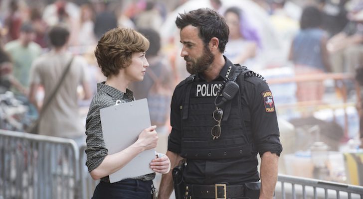 Carrie Coon y Justin Theroux como Nora y Kevin en 'The Leftovers'
