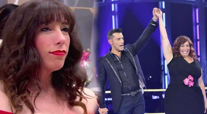 Lola Dorado en 'First Dates' y como concursante de 'La Voz' junto a Jesús Vázquez