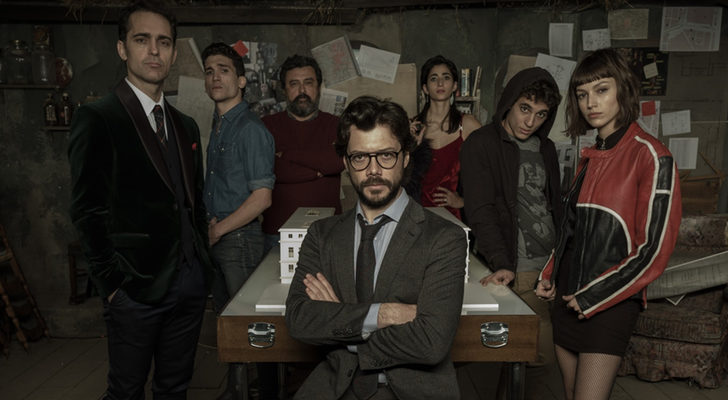 Protagonistas de 'La Casa de Papel'