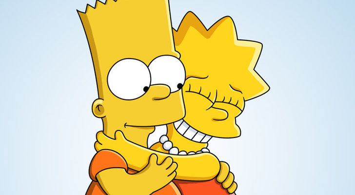 Bart y Lisa en 'Los Simpson'