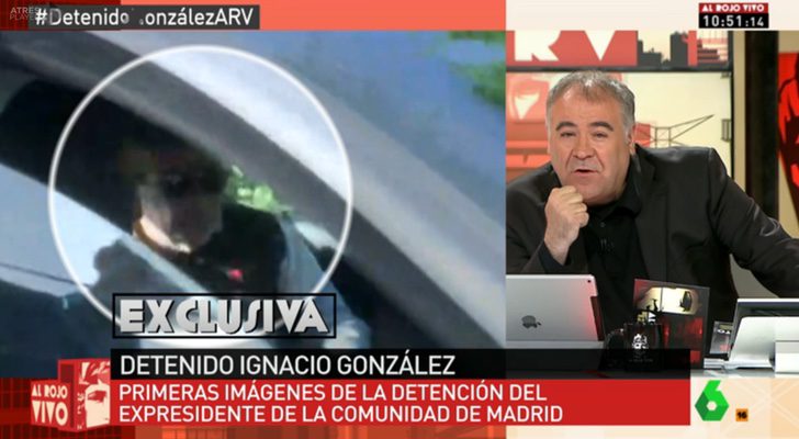 Imágenes exclusivas de la detención de González conseguidas por laSexta