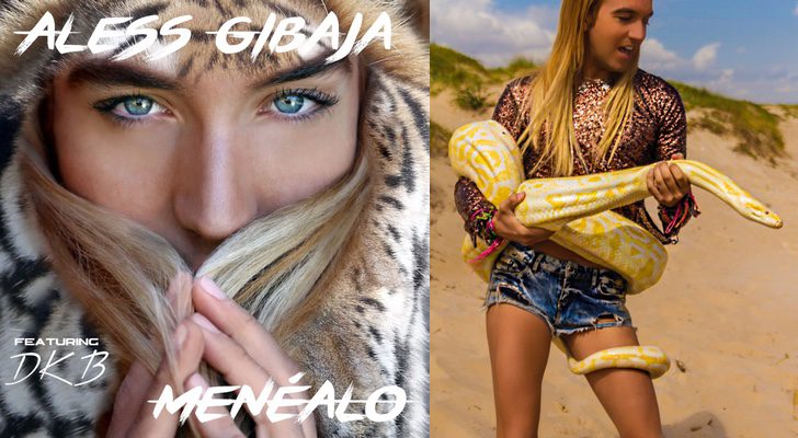 Portada del single de Aless Gibaja: "Menéalo"