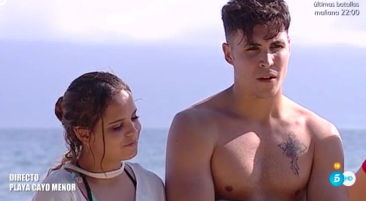 Gloria Camila y Kiko Jiménez durante la primera gala de 'Supervivientes'