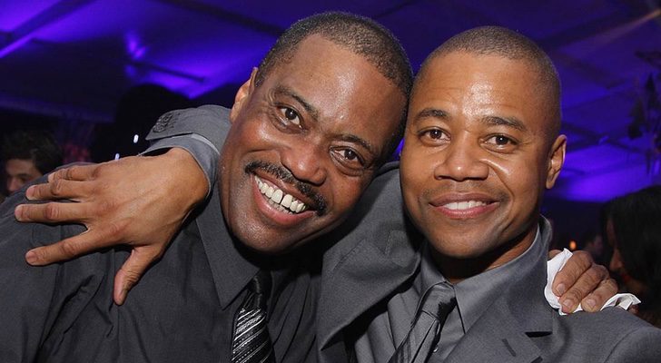 Cuba Gooding (izquierda) junto a su hijo, Cuba Gooding Jr.