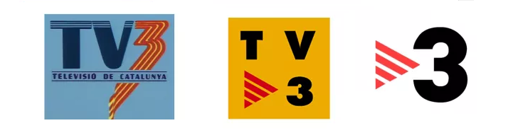 Evolución del logo de TV3