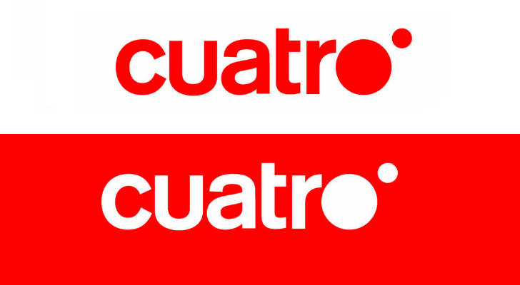 El logotipo de Cuatro, el único que todavía no ha cambiado