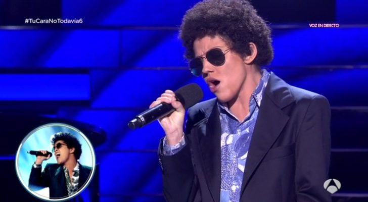 Angy Fernández imita a Bruno Mars en 'Tu cara no me suena todavía'
