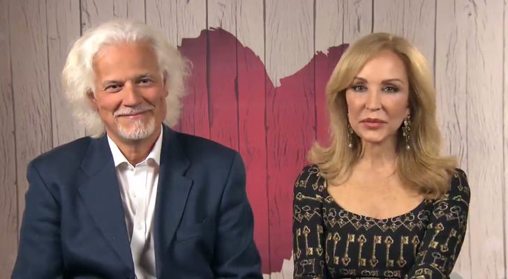 Carmen Lomana y Agustín en su cita de 'First Dates'