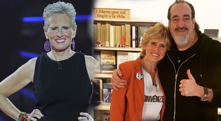 A la izquierda, Mercedes Milá en 'Gran Hermano' y a la derecha, en 'Convénzeme'