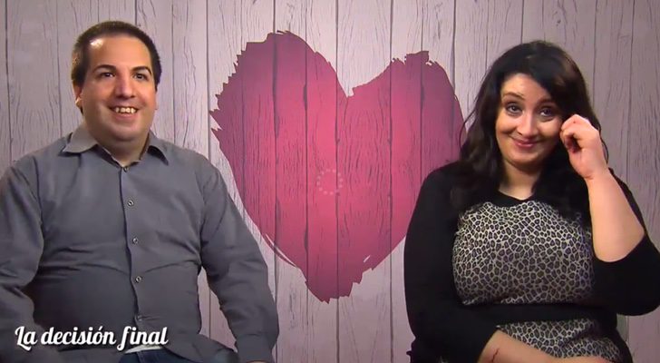 Adolfo y Claudia en su cita en 'First Dates'