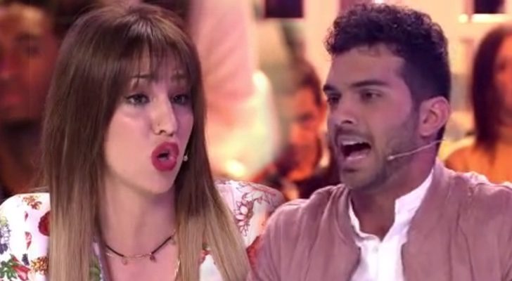 Steisy y Suso en el plató de 'Supervivientes: Conexión Honduras'