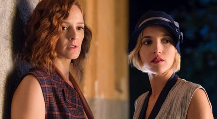 Ana Polvorosa y Ana Fernández en 'Las chicas del cable'