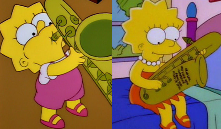 Imágenes del capítulo "El saxo de Lisa" de 'Los Simpson'