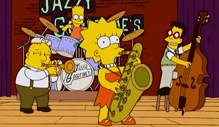 Imagen del capítulo "Jazzy y los melódicos" de 'Los Simpson'