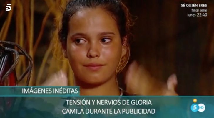 Gloria Camila, derrumbada en 'Supervivientes'