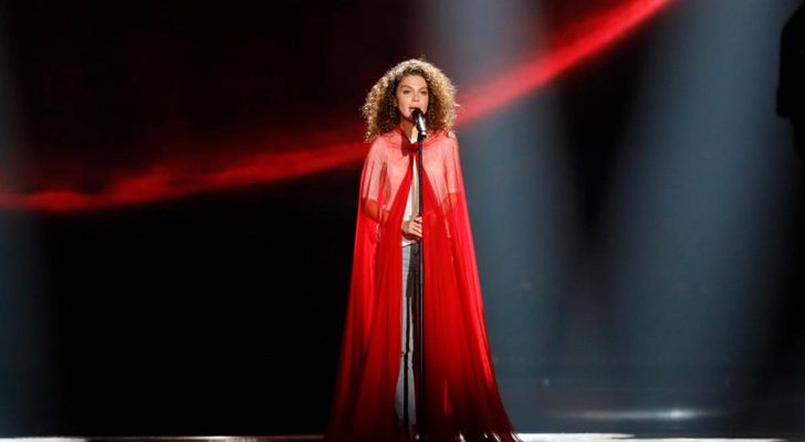 Tamara en su primer ensayo en Eurovisión 2017
