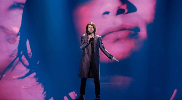 Isaiah en su primera ensayo en Eurovisión 2017