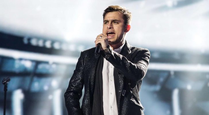 Omar Naber en su primer ensayo de Eurovisión 2017