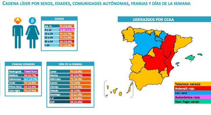 Liderazgo por segmentos