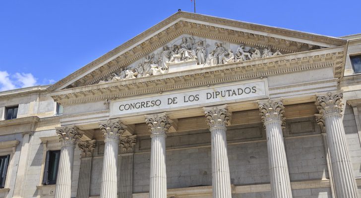 Fachada del Congreso de los Diputados