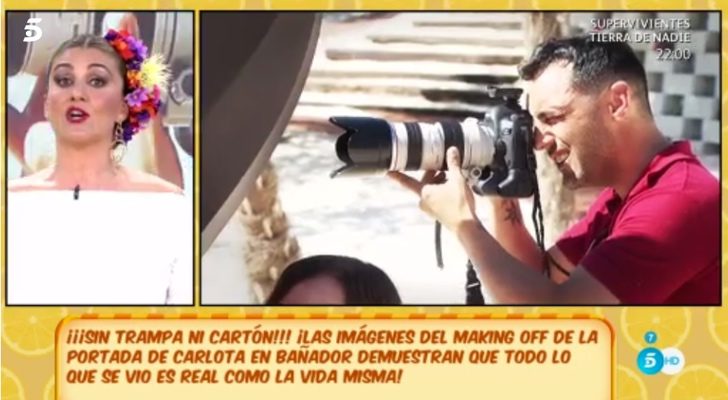 Carlota Corredera contesta a las críticas por su portada en bañador en 'Sálvame'