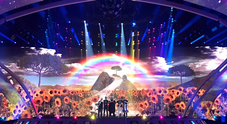 Espectacular puesta en escena del país