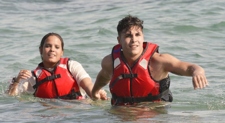Kiko Jiménez y Gloria Camila el primer día de 'Supervivientes'