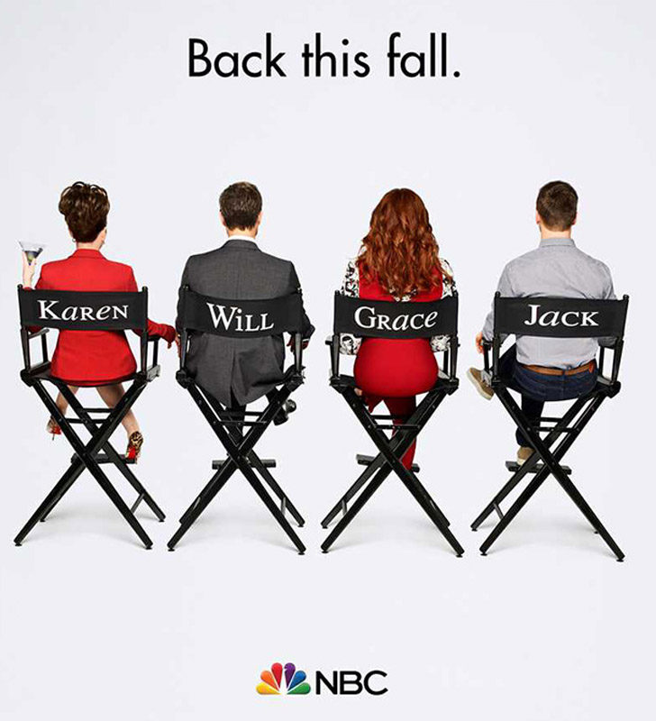 Cartel del regreso de 'Will & Grace'