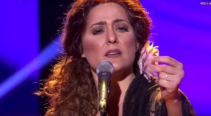 Lorena Gómez imitando a Estrella Morente en 'Tu cara no me suena todavía'