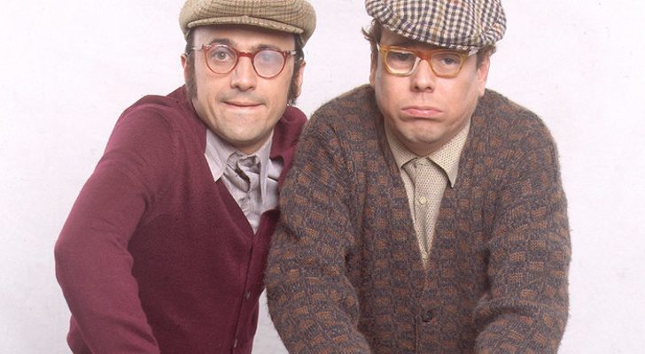 José Mota y Juan Muñoz caracterizados en su etapa de Cruz y Raya