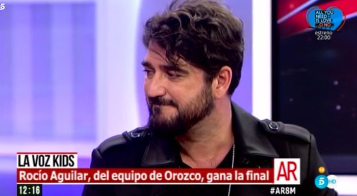 Antonio Orozco, muy emocionado en 'El programa de AR'