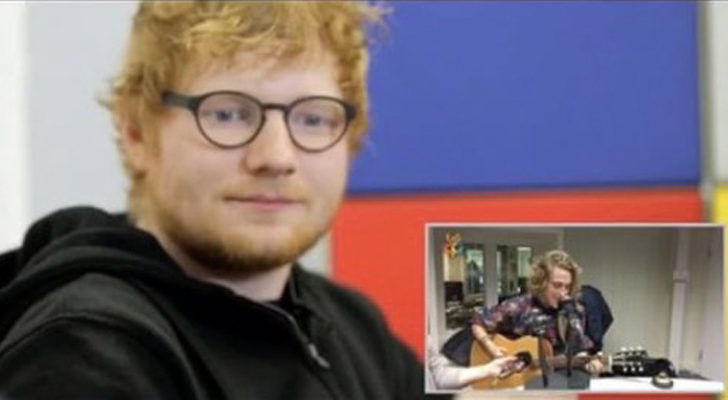Ed Sheeran en 'Los 40'