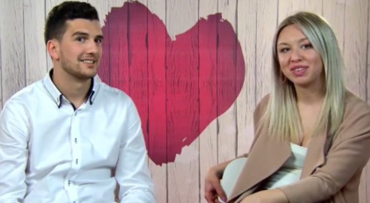 Víctor e Íngrid durante su cita en 'First Dates'